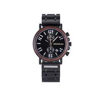 Edenholzer Holzuhr Herren Armbanduhr Moorea Holzarmband ED090-006