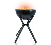 Edenoutdoor Braciere, braciere, braciere, anello di fuoco, plancha, funzione barbecue, braciere, stufa a legna, braciere decorativo, terrazza, forno esterno, stoccaggio, Firepit, acciaio, 85 × 58 × 58