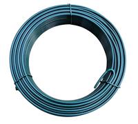 edenStar Cavo metallico rivestito di plastica zincato 3mm x 25m rotolo di filo di ferro ricoperto di PVC Verde
