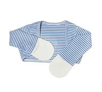 EDENSWEAR Muffole in zinco per bambini con eczema (blu, 9 mesi)