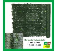 EDERA SIEPE FINTA ROTOLO EVERGREEN ARTIFICIALE SINTETICA BALCONE ARELLA CON RETE