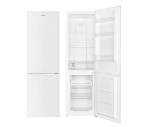 EDESA Frigorifero EFC-1821 ST WH/A con congelatore freddo omogeneo e regolazione elettronica Illuminazione a LED Capacità netta 262L Consumo elettrico 210 KWh/anno Larghezza 55 cm Colore Bianco