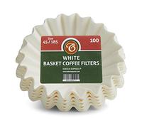 EDESIA ESPRESS - 100 filtri scanalati in carta per caffè americano - 45/185mm - compatibile con Kalita Wave KWF-185