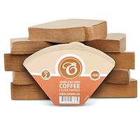 EDESIA ESPRESS - 1000 filtri caffè americano in carta non sbiancata - forma a cono - misura 2