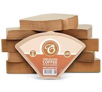 EDESIA ESPRESS - 10x80 Filtri da Caffè Conici in Carta - Filtro Caffè N.6 per Caffettiera Manuale, Metodo Pour-Over e Infusione Delicata - Misura 6 Marrone