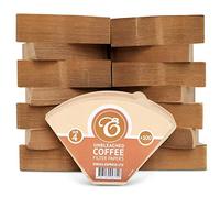 EDESIA ESPRESS - 1500 filtri caffè americano in carta non sbiancata - forma a cono - misura 4