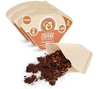 EDESIA ESPRESS - 300 filtri caffè americano in carta non sbiancata - forma a cono - misura 4