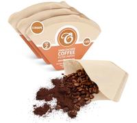 EDESIA ESPRESS - 300 Filtri da Caffè Conici in Carta - Filtro Caffè N.2 per Caffettiera Manuale, Metodo Pour-Over e Infusione Delicata - Misura 2 Marrone