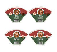 EDESIA ESPRESS - 400 Filtri da Caffè Conici in Carta - Filtro Caffè N.2 per Caffettiera Manuale, Metodo Pour-Over e Infusione Delicata - Misura 2 Bianco