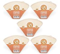 EDESIA ESPRESS - 500 Filtri da Caffè Conici in Carta - Filtro Caffè N.3 per Caffettiera Manuale, Metodo Pour-Over e Infusione Delicata - Misura 3 Marrone