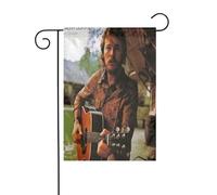 EDFRIDE 30,5 x 45,7 cm Bandiera da giardino Gordon Rock Lightfoot Decorazione esterna Bandiere a doppia faccia Bandiera di benvenuto Banner per Yard Garden Home Decor