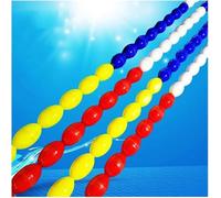 EdfYHSL Corda di Sicurezza per Piscina con Boa Divisori di corsia for Piscina, divisorio di corsia Galleggiante con Corda di Sicurezza for Piscina for Dividere Le Aree Pericolose(173.88ft/53M)