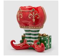 EDG Enzo De Gasperi Base Pino Elfo Natale Pantaloni H 66 Cm L 57 Cm L 41 Cm Green Red