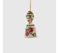 EDG Campana Addobbo Decorazione Natalizia Ceramica 13cm Natale