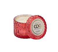 EDG Candela Crystal con Vaso + scatola H 8,5 Cm D 9 Cm 160gr Blood Orange e Grap