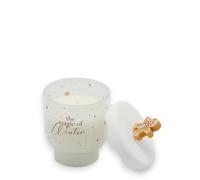 EDG Candela di Natale Snowy H 10 Cm D 9 Cm Pan di Zenzero - Cinnamon