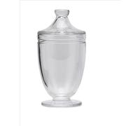 EDG Contenitore Coppa ANFORA in Vetro con COPERCHIOH22 D12 Colore : Trasparente