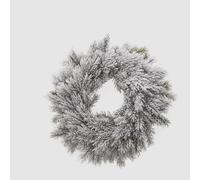 EDG Corona Natalizia Pino West INNEVATA D46 Colore : Bianco