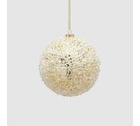 EDG Enzo De Gasperi Addobbo Natale Palla Diamond D 8,5 Cm Light Gold 1 Pz