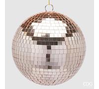 EDG Enzo De Gasperi Addobbo Natale Palla Specchio D 20 Cm Rose Gold 1 Pz