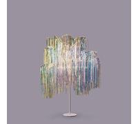 EDG Enzo De Gasperi Albero di Natale LED Frange 600 Microled H 150 Cm D 90 Cm Natural