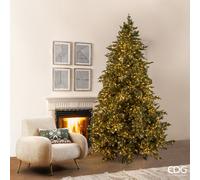 EDG Enzo De Gasperi Albero di Natale Pino Argentato 6.500 Led H 270 Cm D 170 Cm Ip 44