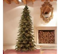 EDG Enzo De Gasperi Albero di Natale Pino Luxury New Slim 240x115cm Realistico 4000 LED 2959 Rami
