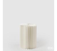 EDG Enzo De Gasperi Alzata Arredo Origami H 40 Cm D 30 Cm White