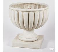 EDG Enzo De Gasperi Base Coppa per Albero di Natale H 66 cm D 65 cm Ivory