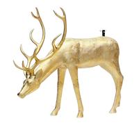 EDG Enzo De Gasperi Base per Albero Natale Cervo per Pino H 140 Cm 162 x 53 Cm Oro