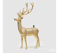 EDG Enzo De Gasperi Base per Albero Natale Cervo per Pino H 214 Cm 138 x 58 Cm Oro