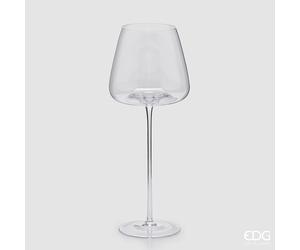 EDG Enzo De Gasperi Bicchiere Grace Calice H 26 Cm L 10 Cm 500 Ml Cf 4 Pz Vetro Natural