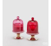 EDG Enzo De Gasperi Candela Alzatina con Profumo H 16 Cm D 9 Cm Woodland 1 Pz