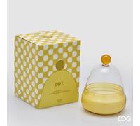 EDG Enzo De Gasperi Candela Dot a Cupola H 17,2 Cm D 12 Cm Ginger Vanilla