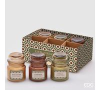 EDG Enzo De Gasperi Candela Incanto di Natale Ass. H 8 Cm D 6 Cm Mixed Fragrances 1 Pz