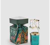 EDG Enzo De Gasperi Candela Joyful Natale con Profumo H 9 Cm Black Forest