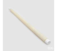 EDG Enzo De Gasperi Candela Led Touch Stelo Natale H 34 Cm D 2,2 Cm IP20 Cf 2 Pz Ivory