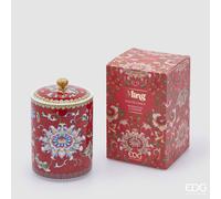 EDG - Enzo De Gasperi Candela in ceramica "MING" D9xH14 cm 6 varianti (1pz) - MISSION FIG & JASMINE