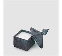 EDG Enzo De Gasperi Candela Profumata Jasmine 12x6,5cm in Vetro Verde Petrolio Greenwood Breeze