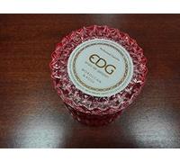 EDG Candela Crystal con Vaso H 8,5 Cm D 9 Cm 160gr Moroccan Rose