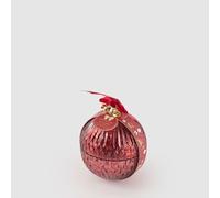 EDG Enzo De Gasperi Candela Profumata Sfera di Natale 8cm Rosso
