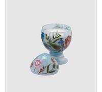 EDG Enzo De Gasperi Candela Profumata Uovo Ovetto di Pasqua 17cm Azzurro Decoraz