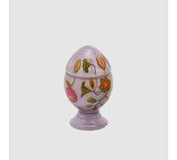 EDG Enzo De Gasperi Candela Profumata Uovo Ovetto di Pasqua 17cm Viola Decorazio