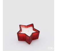EDG Enzo De Gasperi Candela Stella H 4 Cm D 8,5 Cm Princes of the Night Scatola Regalo