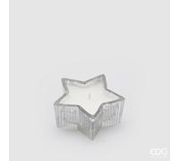 EDG Enzo De Gasperi Candela Stella H 4 Cm D 8,5 Cm Vanilla Scatola Regalo