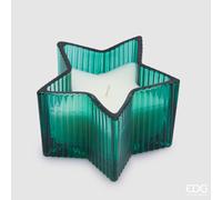 EDG Enzo De Gasperi Candela Stella H 8 Cm D 13,5 Cm Cedar Scatola Regalo