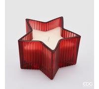 EDG Enzo De Gasperi Candela Stella H 8 Cm D 13,5 Cm Princes of the Night Scatola Regalo