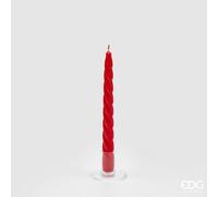 EDG Enzo De Gasperi Candela Stelo Twist H 23 Cm D 22 Mm Cf 10 Pz Red