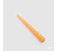 EDG Enzo De Gasperi Candela Stelo Twist H 23 Cm D 22 Mm Cf 10 Pz Salmone
