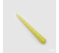 EDG Enzo De Gasperi Candela Stelo Twist H 23 Cm D 22 Mm Cf 10 Pz Verde Chiaro